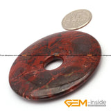 30mm-50mm Red Jaspers Natural Stone Loose Beads for Pendant Making