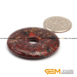 30mm-50mm Red Jaspers Natural Stone Loose Beads for Pendant Making