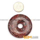 30mm-50mm Red Jaspers Natural Stone Loose Beads for Pendant Making