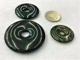 Moss Agates Donuts Shape Stone Beads 5pcs/lot