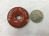 Red Jaspers Natural Stone Donuts Beads 5pcs/lot