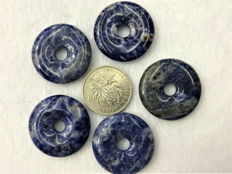 Sodonite 5pcs Natural Stone Beads for Jewelry Making