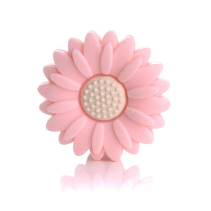 30mm Cartoon Flower Silicone Bead 10Pcs Food Teether Chew Bead