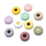 30mm Cartoon Flower Silicone Bead 10Pcs Food Teether Chew Bead