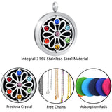 30mm Chakra Aromatherapy Locket Pendant - Diffuser Perfume Locket