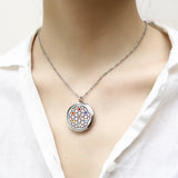 30mm Chakra Aromatherapy Locket Pendant - Diffuser Perfume Locket
