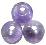 30mm Natural Stone Donut Charm Pendant for DIY Jewelry Making - 8pcs