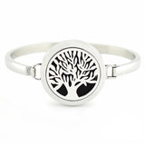 30mm Magnetic Round Locket Stainless Steel Aromatherapy Bangle
