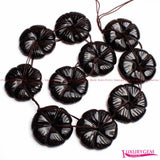 30mm Natural Flower Loose Beads Strand 10Pcs DIY Jewellery Making