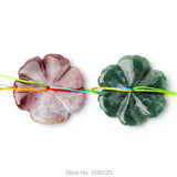 30mm Agates Flower Shape Beads Strand 10Pcs DIY Jewellery Making