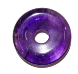 6pcs Natural Stone Donut Pendant Charms for DIY Jewelry Making