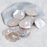 30mm Natural Freshwater Loose Petal Shape Keshi Pearls Beads