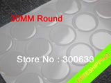 30mm Round Clear Epoxy Dots for DIY Crafts 3D Jewelry Making