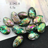30mm Abalone Shell Pendant Charm Necklace Earrings