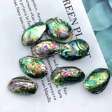 30mm Abalone Shell Pendant Charm Necklace Earrings