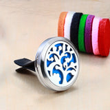 30mm Tree of Life Car Aromatherapy Diffuser Gift Set with 8 Replacement Pads