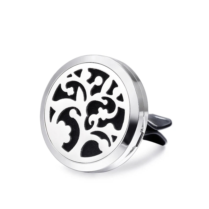 30mm Tree of Life Car Aromatherapy Diffuser Gift Set with 8 Replacement Pads