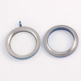 30mm Waterproof Memory Locket for Women - Stainless Steel Floating Locket Neckla