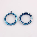30mm Waterproof Memory Locket for Women - Stainless Steel Floating Locket Neckla
