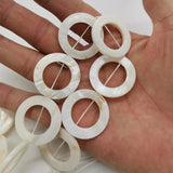 30mm Mother of Pearl Shell Round Beads for DIY Jewelry Making