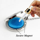 30mm Magnetic Perfume Locket Aromatherapy Pendant