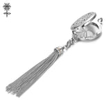 30mm Aromatherapy Diffuser Pendant Necklace Stainless Steel