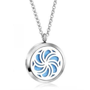 30mm Perfume Pendant Necklace with Photo Frame Box