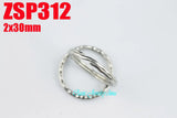 30mm Stainless Steel Key-ring Split Key Rings DIY Accessories 100pcs ZSP312