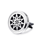 30mm Stainless Steel Car Air Conditioner Perfume Clip Aromatherapy Oil Locket