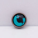 30pc 10mm Turquoise Beads Rivet Stud Concho for Leathercraft Saddle Belt