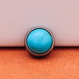 30pc 10mm Turquoise Beads Rivet Studs Concho Rivetbacks for Leathercraft