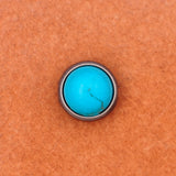 30pc 10mm Turquoise Beads Rivet Studs Concho Rivetbacks for Leathercraft