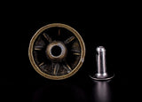 30pc 13MM Copper Floral Engraved Belt Conchos Rivet Stud Decor