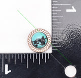 30pc 13mm Southwest Green Turquoise Stone Rivet Concho for Leathercraft Belt
