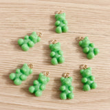 30pcs 11*20mm Bear Charms Jewelry Making DIY Animal Findings