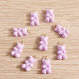 30pcs 11*20mm Bear Charms Jewelry Making DIY Animal Findings