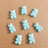 30pcs 11*20mm Cartoon Bear Charms - DIY Jewelry Findings