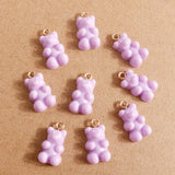 30pcs 11*20mm Cartoon Bear Charms - DIY Jewelry Findings