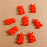 30pcs 11*20mm Cartoon Bear Charms - DIY Jewelry Findings