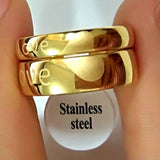 30pcs(15pairs) Couple Ring Set Stainless Steel Wedding Engagement Gift