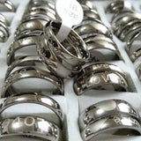 30pcs(15pairs) Couple Ring Set Stainless Steel Wedding Engagement Gift
