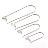 30pcs 316L Stainless Steel U-shaped Ear Hook DIY Earrings Finding