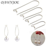 30pcs 316L Stainless Steel U-shaped Ear Hook DIY Earrings Finding
