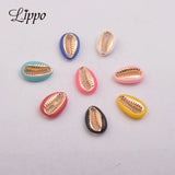 30pcs 4.5mm*14mm Shell Conch Charms Lips Shape Pendant For DIY Jewelry