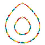 30pcs 4mm Colorful Seed Beads Hematite Metal Rainbow Oval Shape Beads