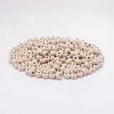 30pcs 4mm Colorful Seed Beads Hematite Metal Rainbow Oval Shape Beads