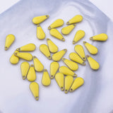 30pcs 5*12mm Copper Enamel Charms Jewelry Finding