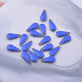 30pcs 5*12mm Copper Enamel Charms Jewelry Finding