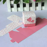 30pcs Love Heart Paper Packaging Display Box 5x5x5cm