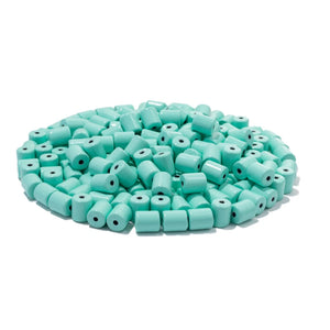 30pcs Enamel Tube Beads Rainbow Necklace Bracelet Accessory